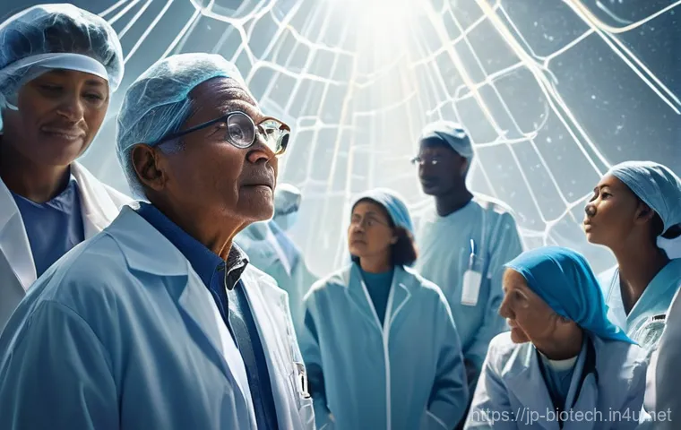 RNA 기반 바이오 의약품 - **Prompt:** A vibrant, highly detailed microscopic rendering of a human cell interior, conceptualize...