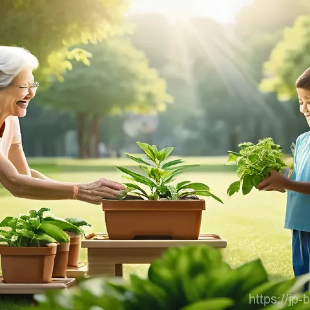 생물학적 제제 - **Prompt:** A serene and hopeful scene illustrating the concept of "biological drugs – the miraculou...