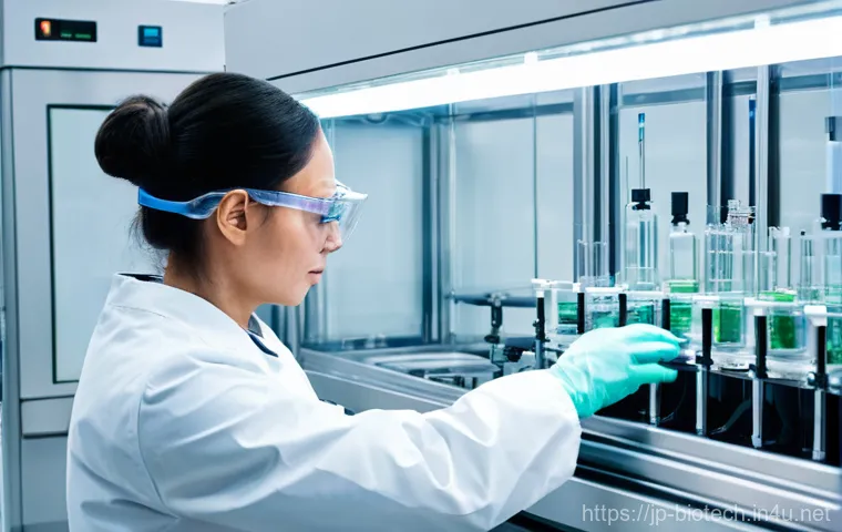 스마트 바이오 배양 시스템 - **Futuristic Smart Bio-Culture Lab in Action**
"A highly advanced, brightly lit, and meticulousl... 스마트 바이오 배양 시스템 - **Futuristic Smart Bio-Culture Lab in Action**
"A highly advanced, brightly lit, and meticulousl...